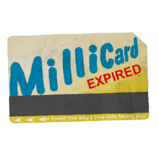 Expired MilliCard