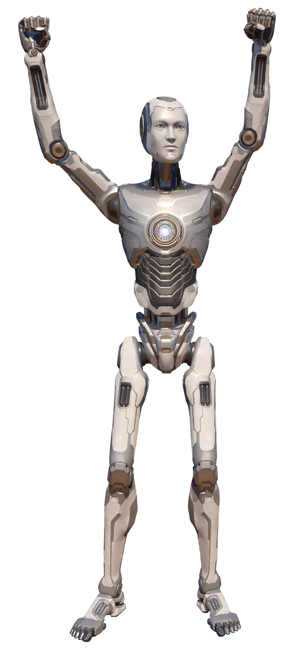 Light Robot Cheering