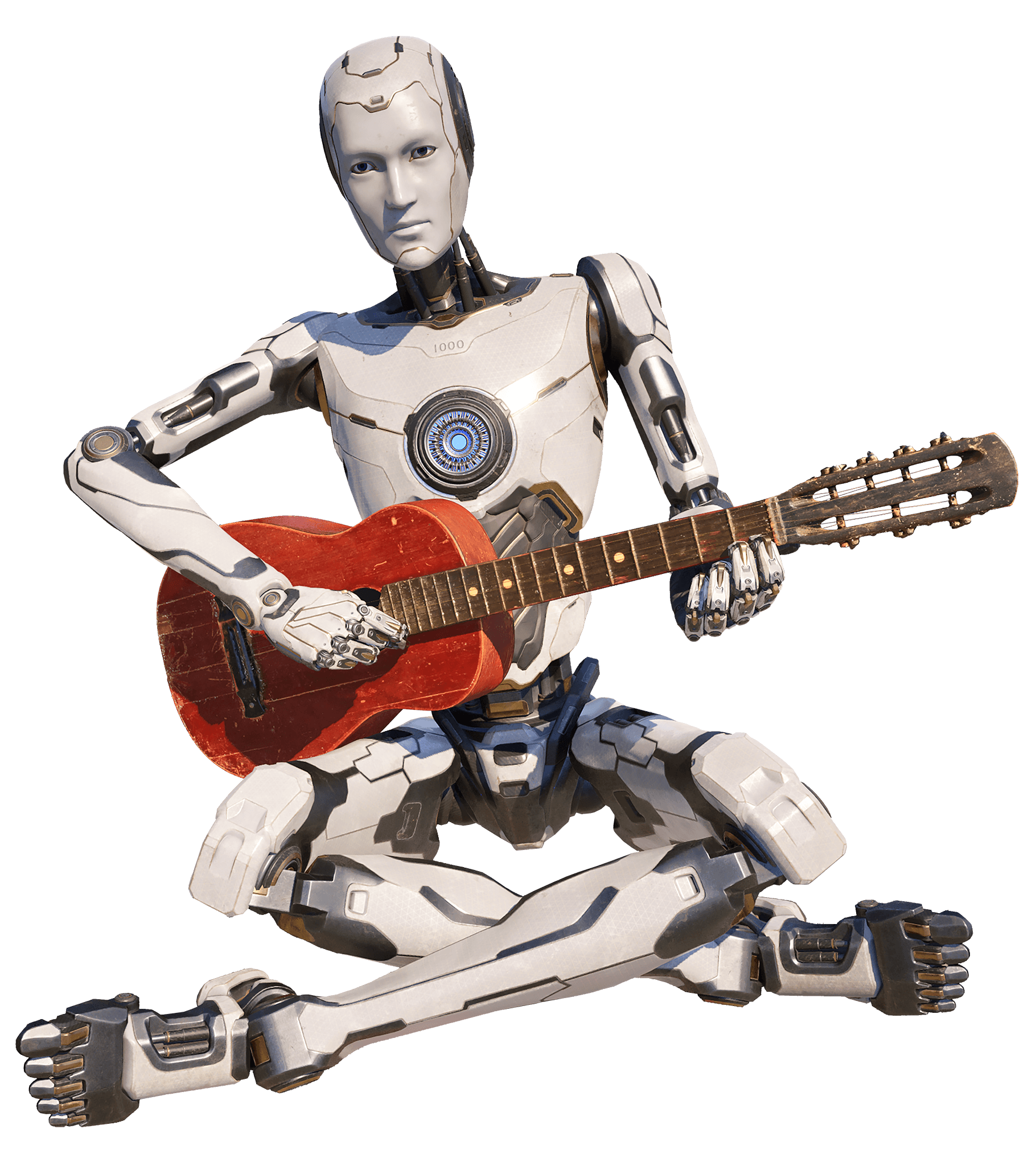 Robot Playing Guitar