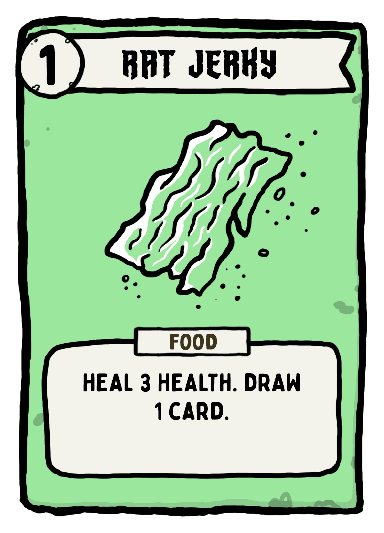 Rat Jerky Card